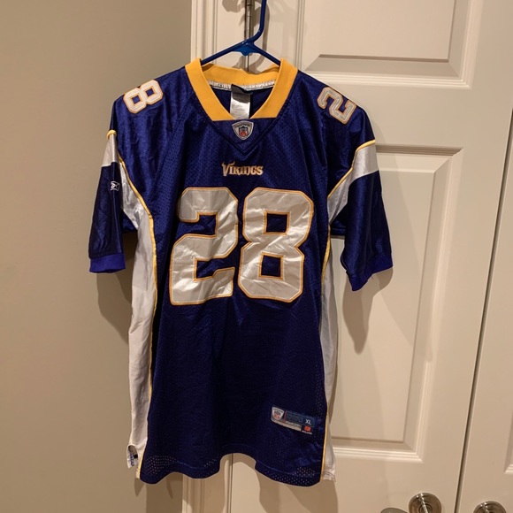 Adrian Peterson Minnesota Vikings Youth Reebok stitched NFL jersey. size XL - Picture 3 of 7